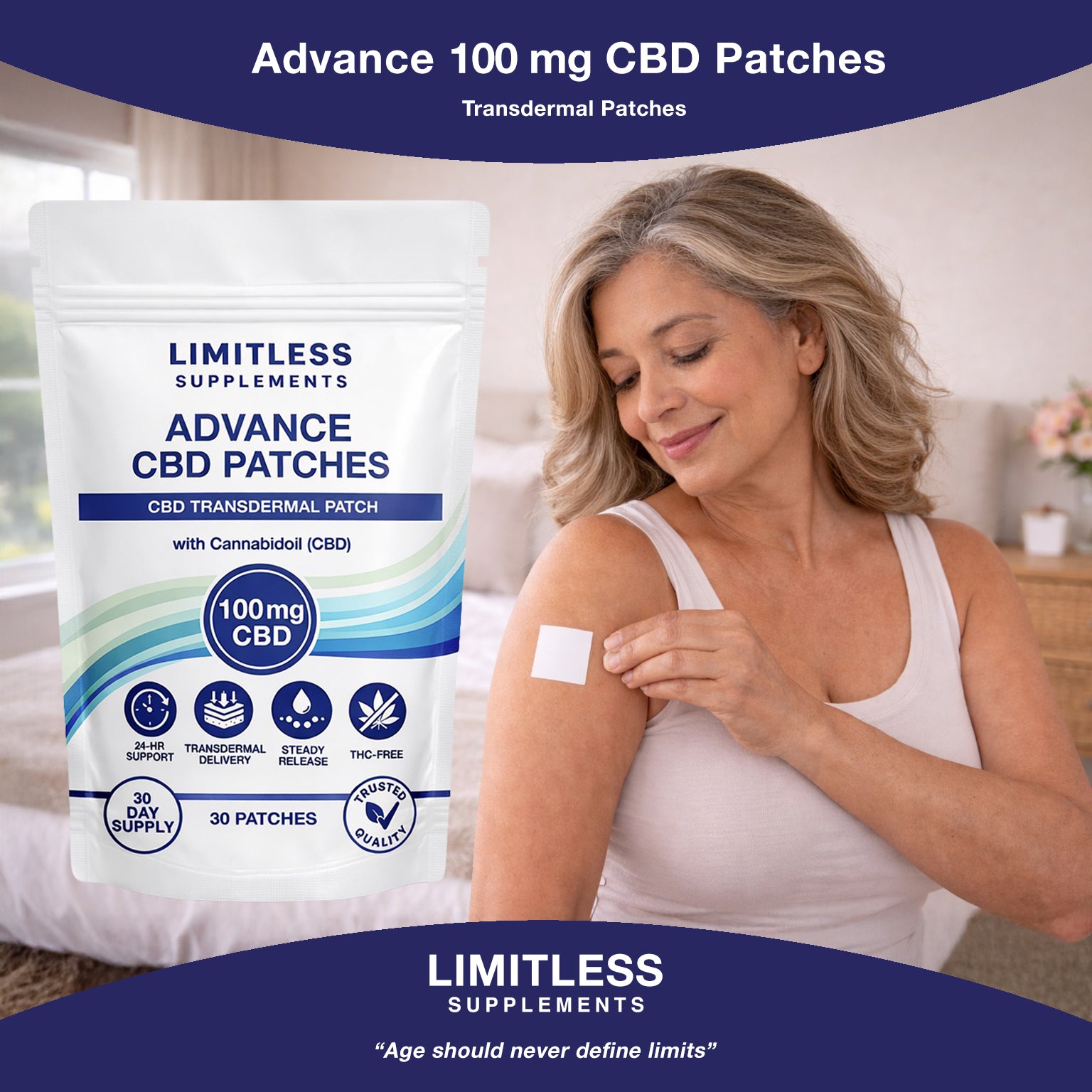 Advance 100 mg CBD Patches