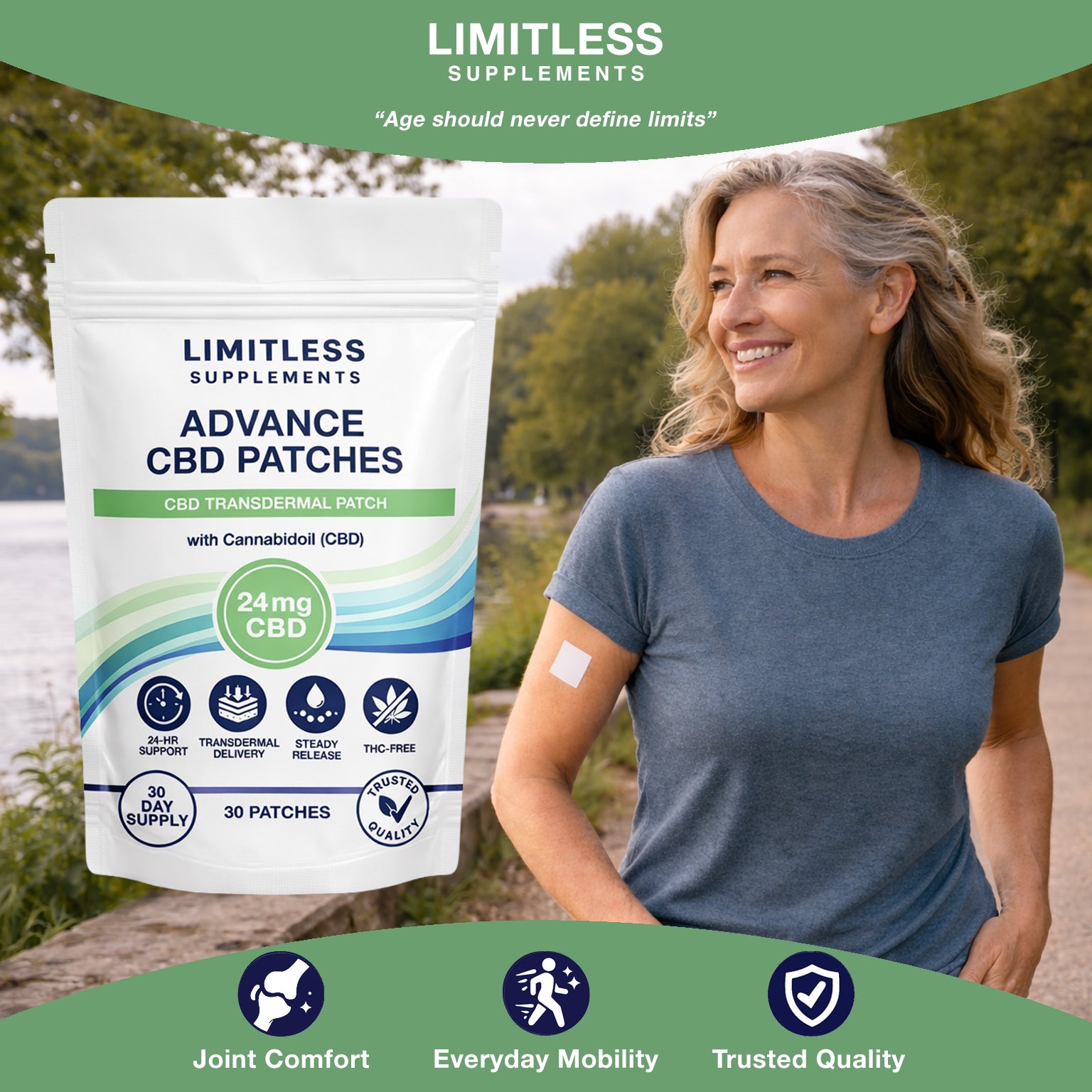 Advance 24 mg CBD Patches