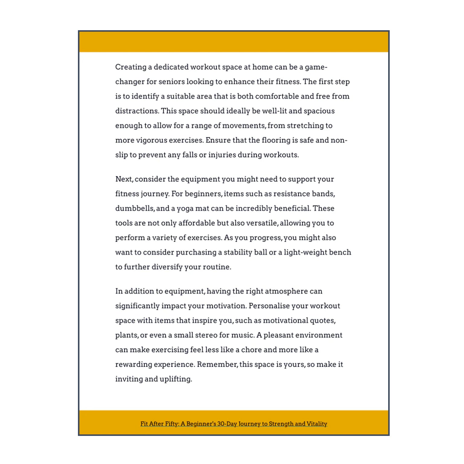 Fit After 50: The Beginner’s 30-Day Plan