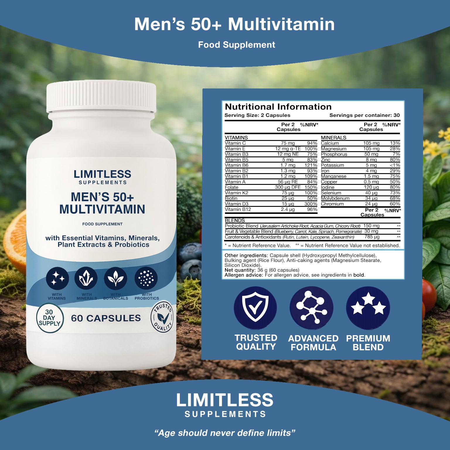 Men's 50+ Wellness Bundle
